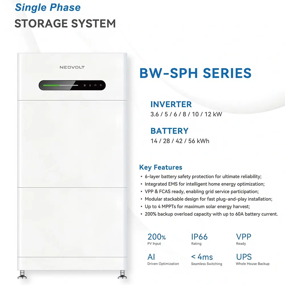 10kw Single Phase Hybrid Inverter